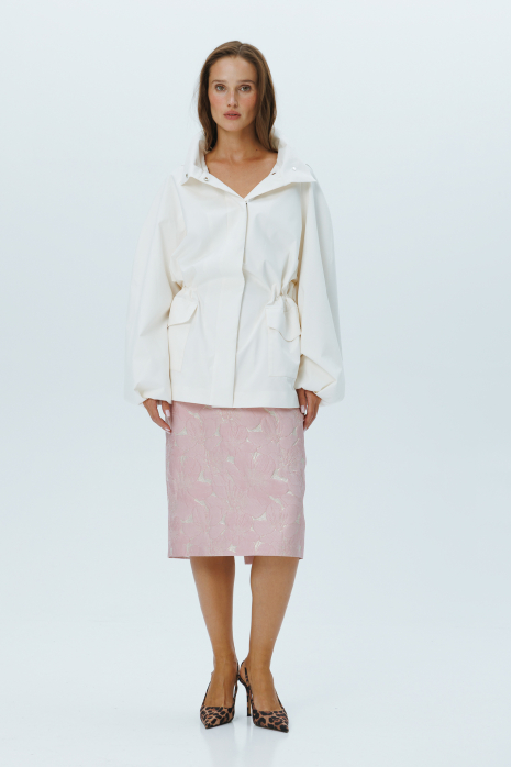 Jacquard skirt, pink