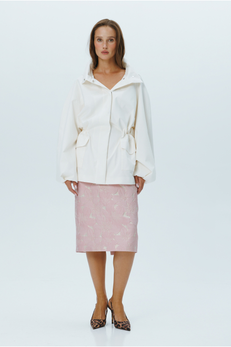 Jacquard skirt, pink