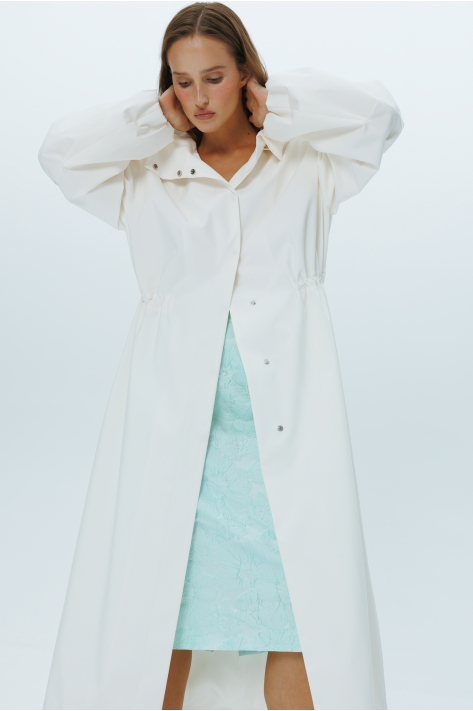 Raincoat, milk