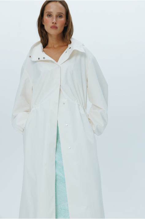 Raincoat, milk