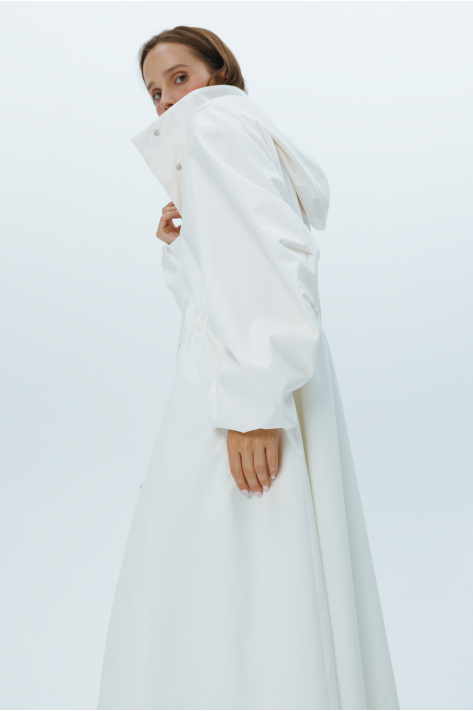 Raincoat, milk