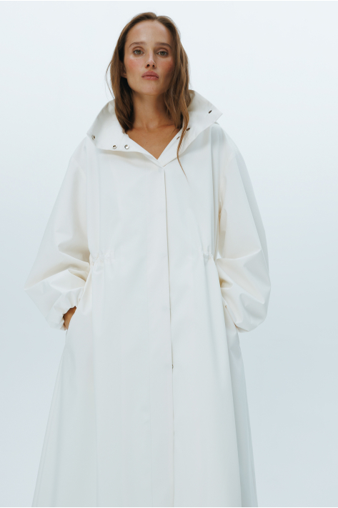 Raincoat, milk