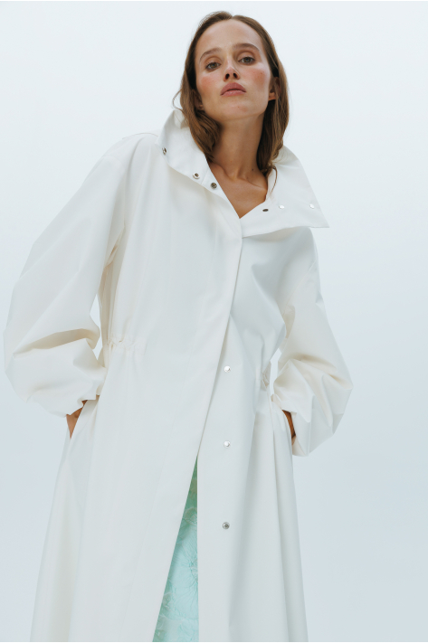 Raincoat, milk