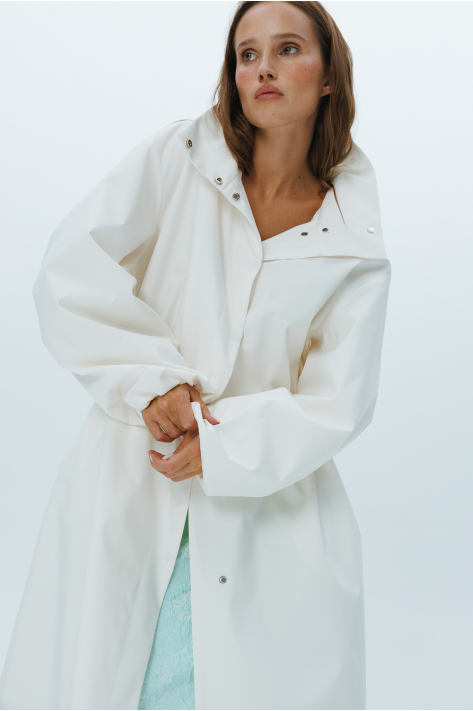Raincoat, milk