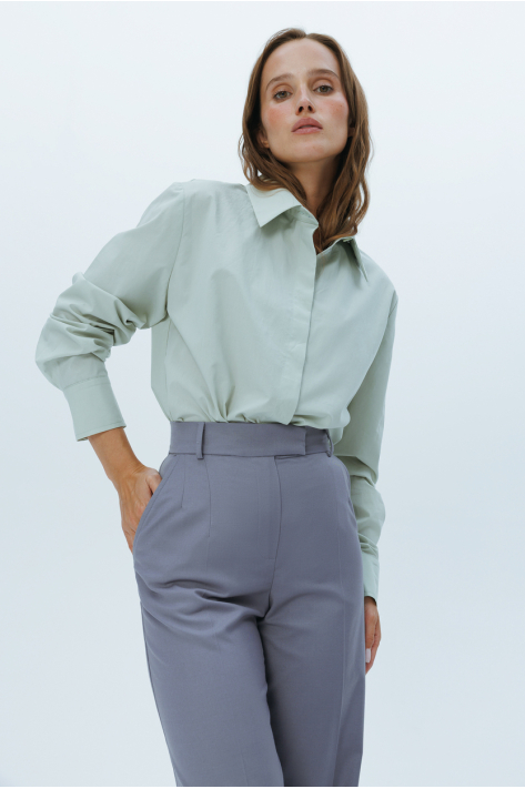 Classic shirt, phistachio Classic shirt, phistachio