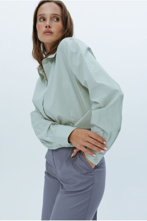 Classic shirt, phistachio Classic shirt, phistachio
