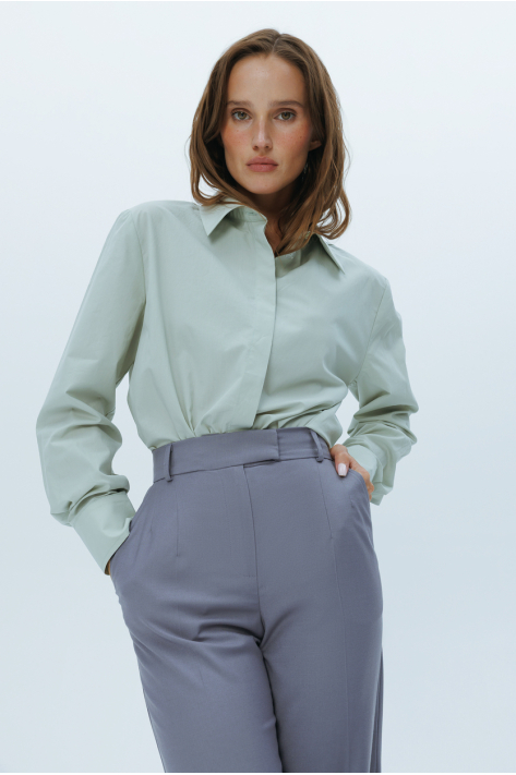 Classic shirt, phistachio Classic shirt, phistachio