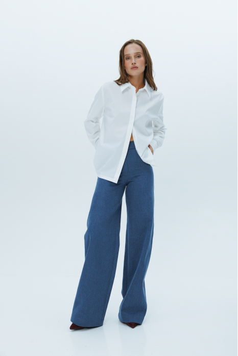 Jeans with detailing, light blue