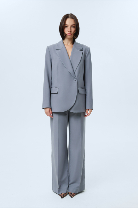 Жакет вільного крою, сірий Жакет вільного крою, сірий