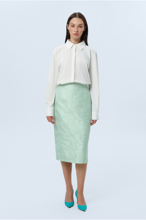 Shirt with decorative detail, milk Shirt with decorative detail, milk