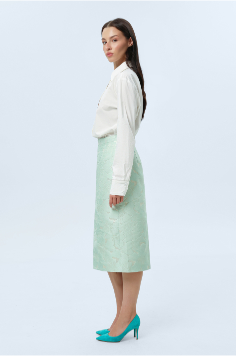 Shirt with decorative detail, milk Shirt with decorative detail, milk