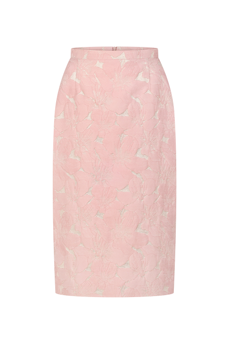 Jacquard skirt, pink