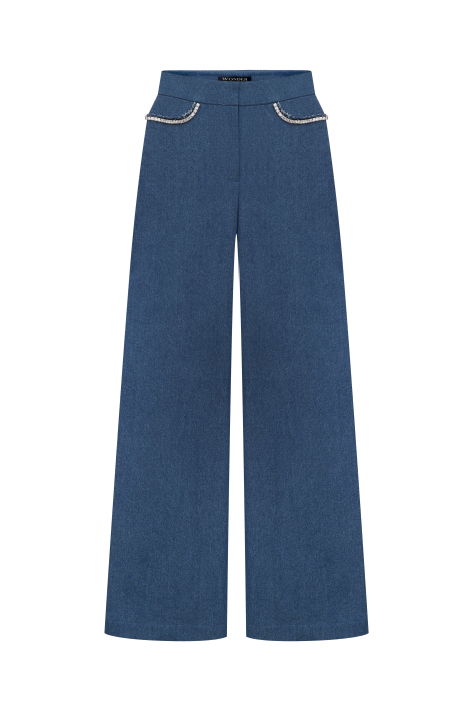 Jeans with detailing, light blue
