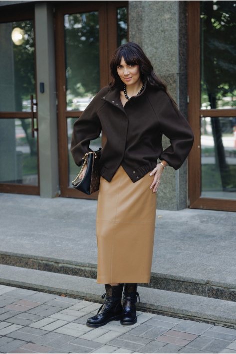 Wool bomber, chocolatе Wool bomber, chocolatе
