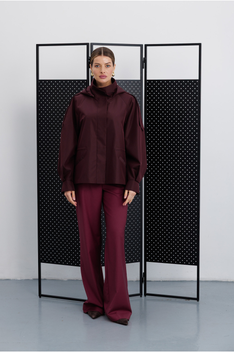 Light jacket, burgundy