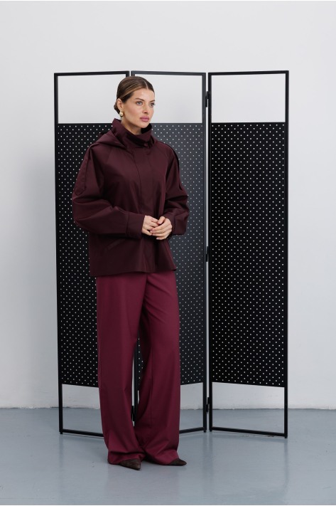 Light jacket, burgundy