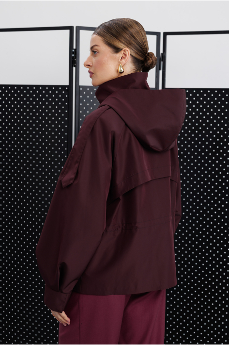 Light jacket, burgundy