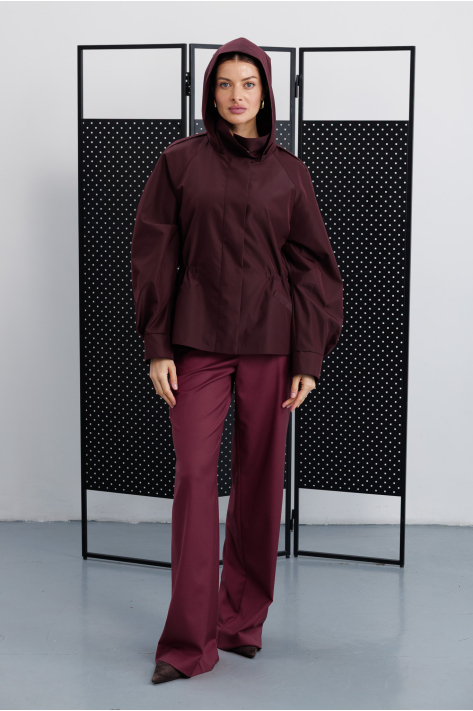 Light jacket, burgundy