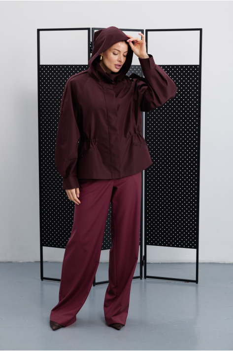 Light jacket, burgundy