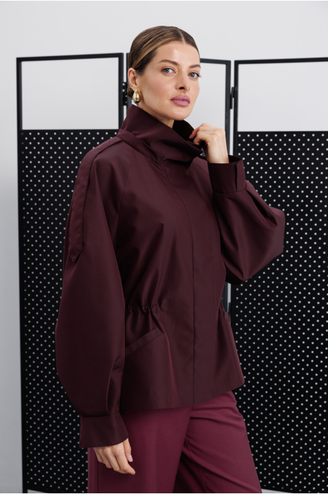 Light jacket, burgundy