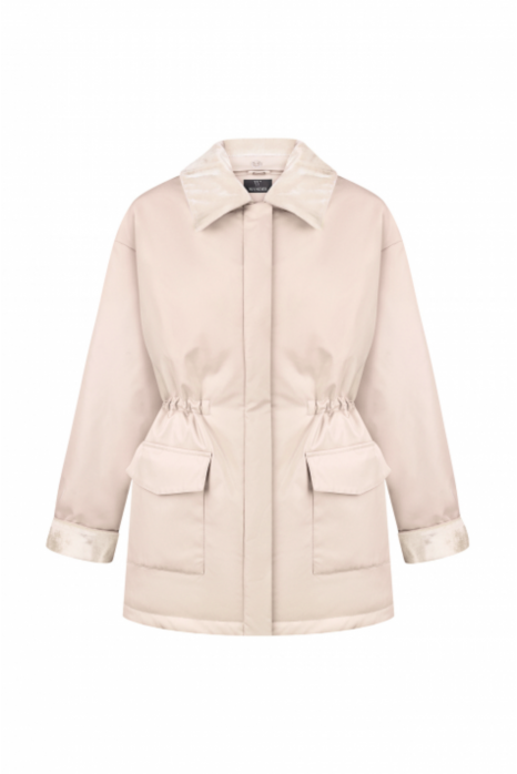 Куртка с карманами, молочный