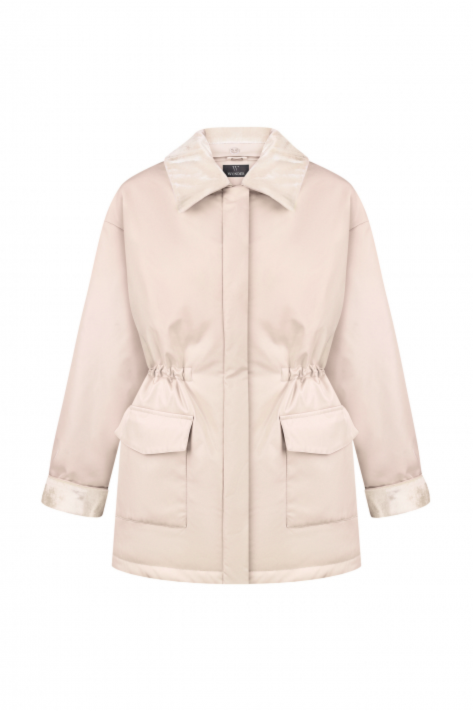 Куртка з кишенями, молочний