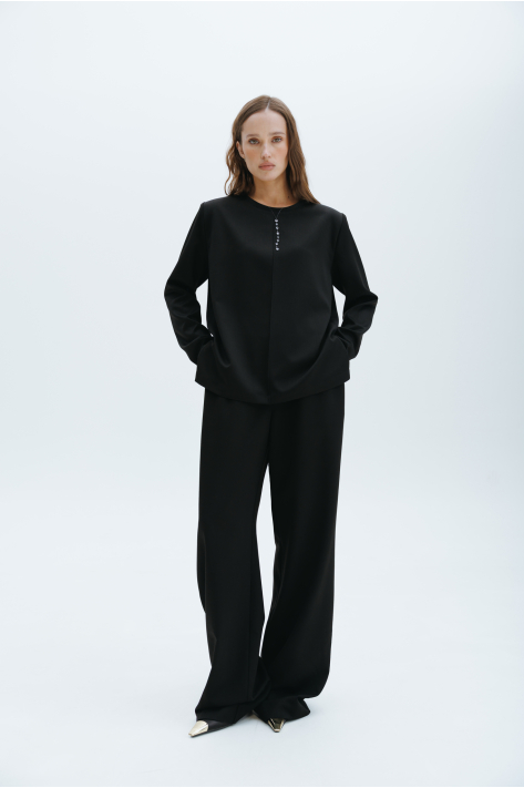 Suiting trousers, black