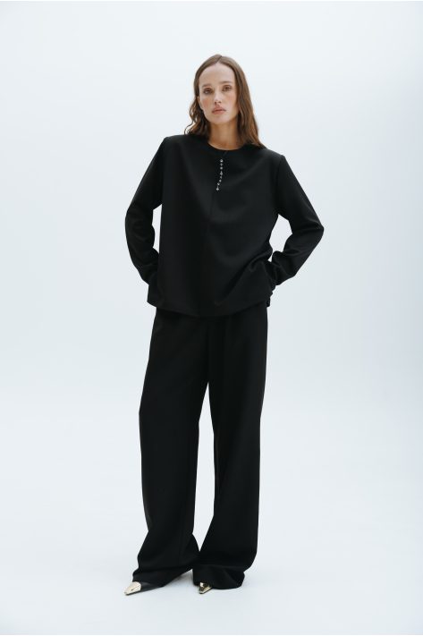 Suiting trousers, black