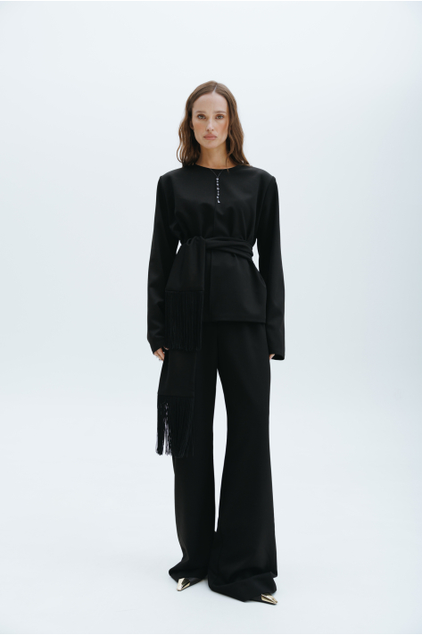 Suiting trousers, black
