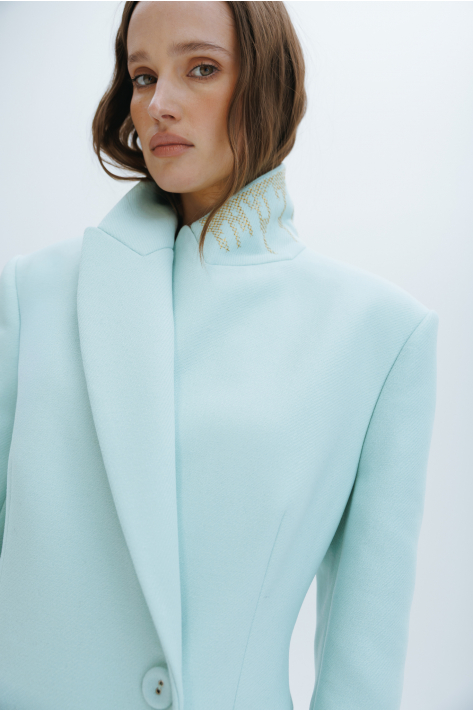 Fitted coat, mint