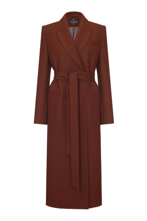Classic coat, terracotta