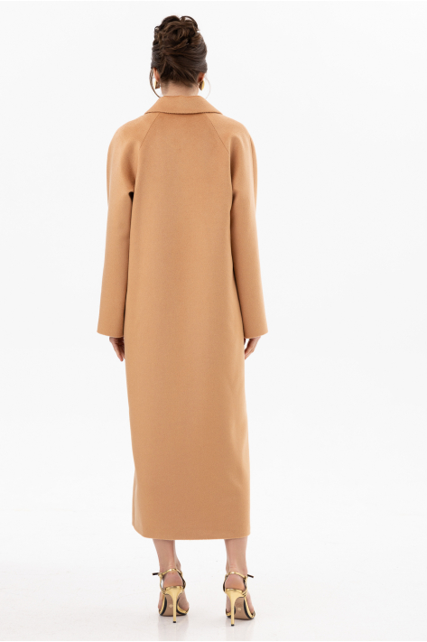 Zibellino Italian cashmere coat, camel