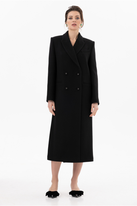Classic coat, black