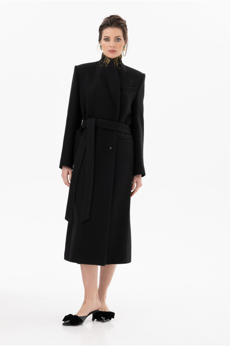 Classic coat, black