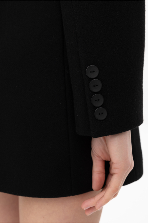 Structured coat blazer, black Structured coat blazer, black