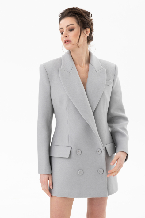 Structured coat blazer, gray Structured coat blazer, gray