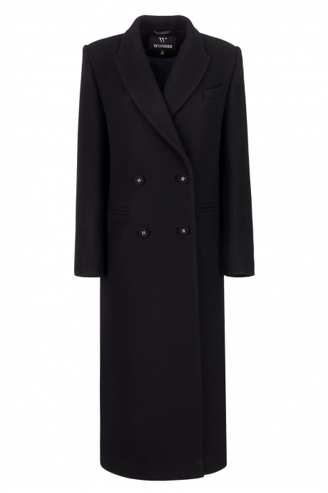 Classic coat, black