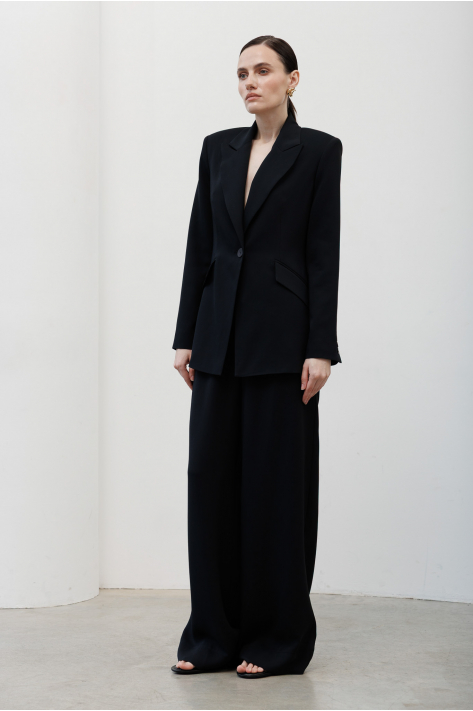 Tailored blazer, black