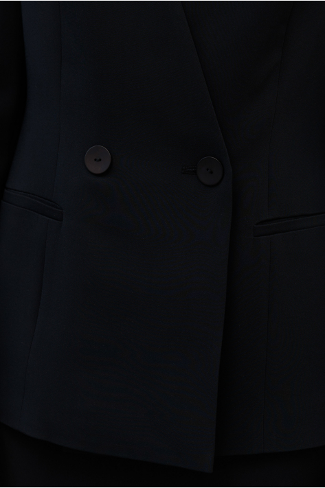 Жакет з відкритою спиною, чорний