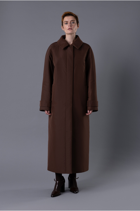 Raglan coat (down jacket), chocolate Raglan coat (down jacket), chocolate