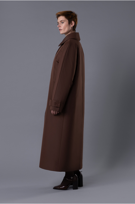 Raglan coat (down jacket), chocolate Raglan coat (down jacket), chocolate