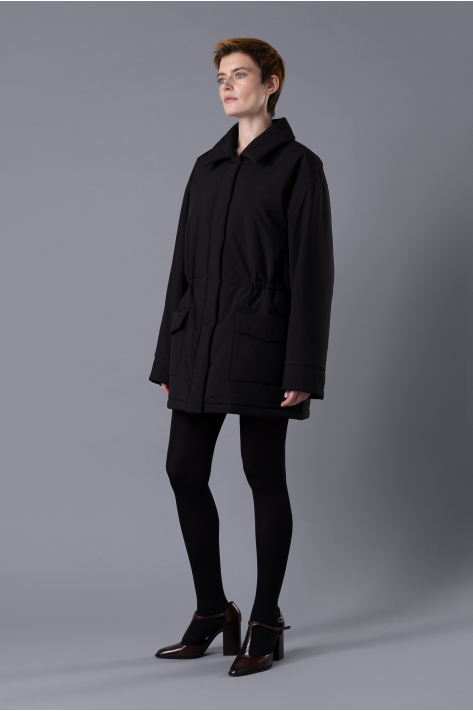 Куртка с карманами, чёрный