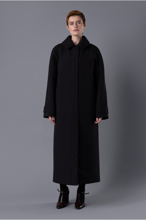 Пальто-реглан (пуховик), чорний