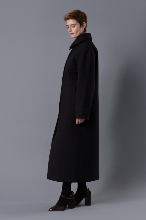 Пальто-реглан (пуховик), чорний