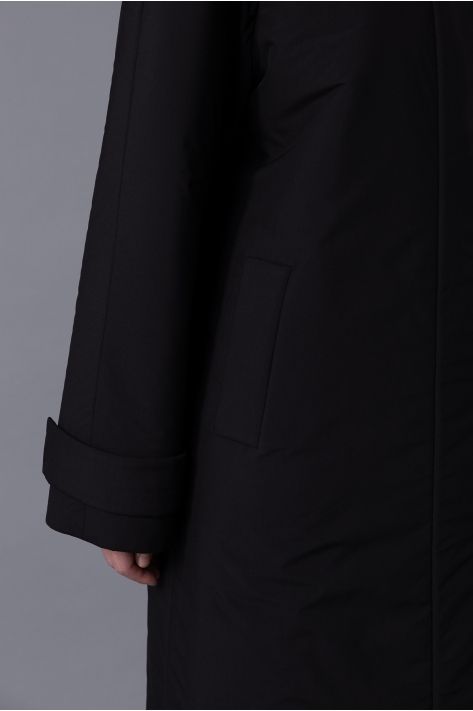 Пальто-реглан (пуховик), чорний