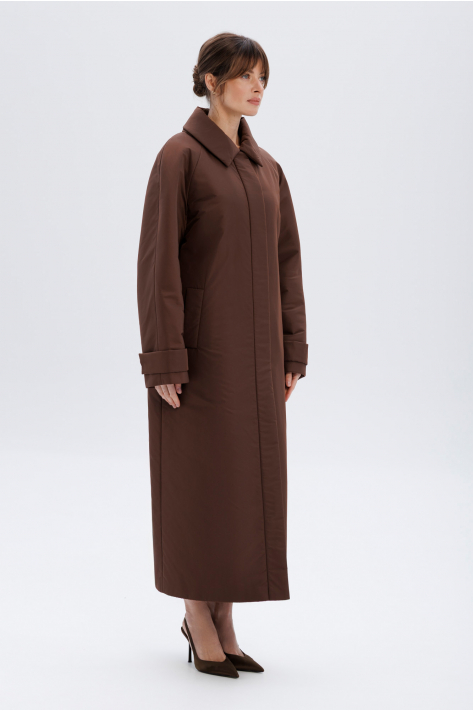 Raglan coat (down jacket), chocolate Raglan coat (down jacket), chocolate