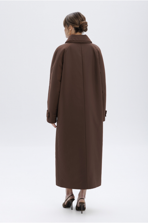 Raglan coat (down jacket), chocolate Raglan coat (down jacket), chocolate