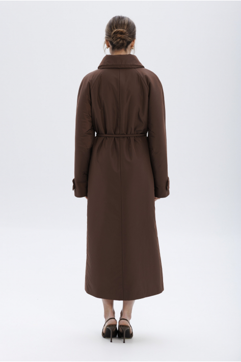 Raglan coat (down jacket), chocolate Raglan coat (down jacket), chocolate