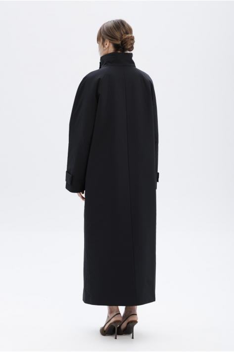 Пуховик з коміром-стійкою, чорний Пуховик з коміром-стійкою, чорний