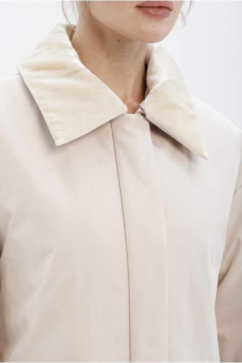 Куртка з кишенями, молочний